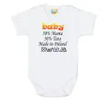 Body niemowlęce 50% mama 50% tata
