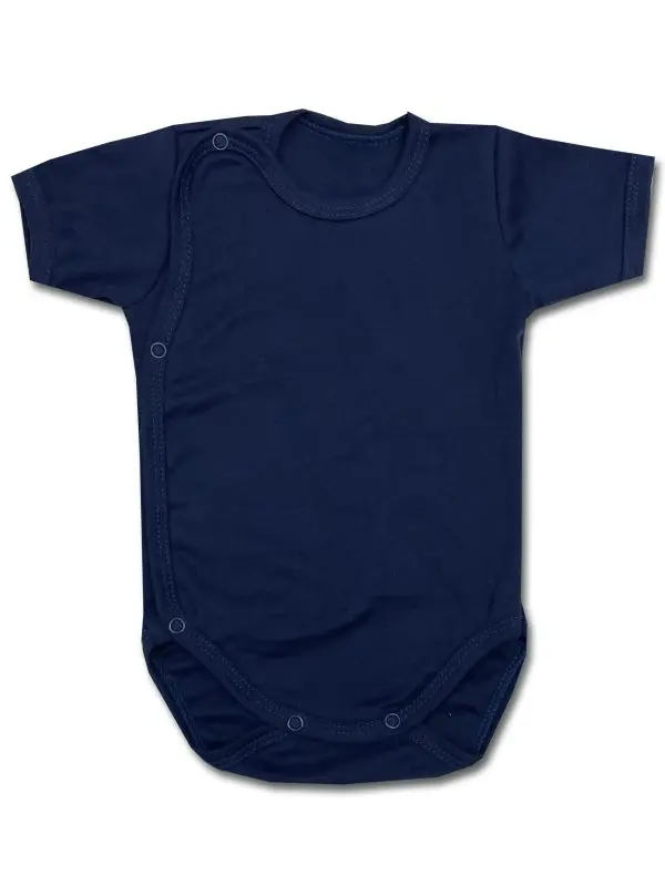 Body kopertowe gładkie Basic granatowe