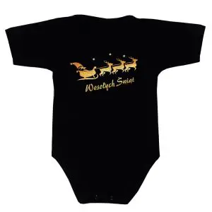 Body świąteczne zaprzęg Mikołaja