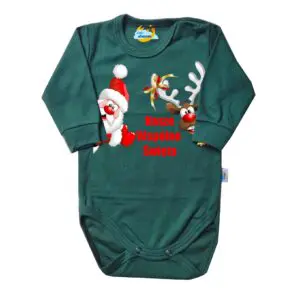 Body świąteczne MIKOŁAJ Z RENIFEREM