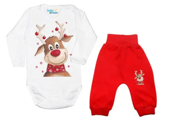 Komplet świateczny Renifer