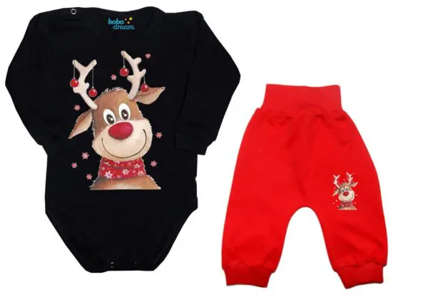 Komplet świateczny Renifer