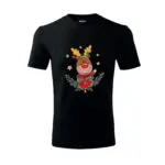 Koszulka z nadrukiem świątecznym Reniferek