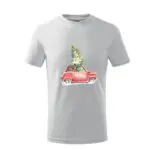 T-shirt koszulka z nadrukiem świątecznym maluch z choinką