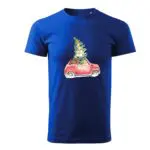 Koszulka z nadrukiem świątecznym maluch z choinką