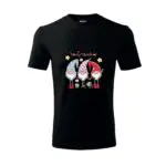 Koszulka z nadrukiem świątecznym wesołe skrzaty