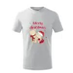 T-shirt koszulka z nadrukiem świątecznym wesołe misie