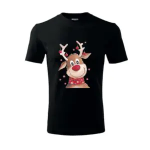 Koszulka z nadrukiem świątecznym Renierek
