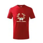 Koszulka z nadrukiem świątecznym RUDOLF