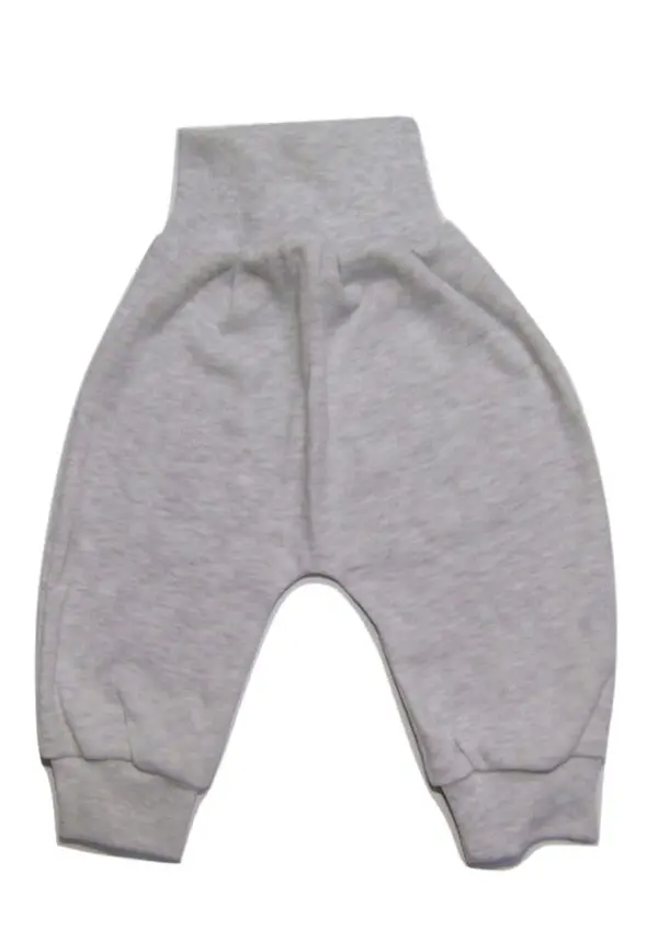 Spodenki bawełniane bezuciskowe Basic szare
