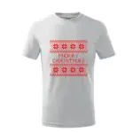 T-shirt koszulka z nadrukiem świątecznym MERRY CHRISTMAS