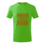 T-shirt koszulka z nadrukiem świątecznym MERRY CHRISTMAS