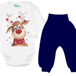 Komplet świateczny Reniferek