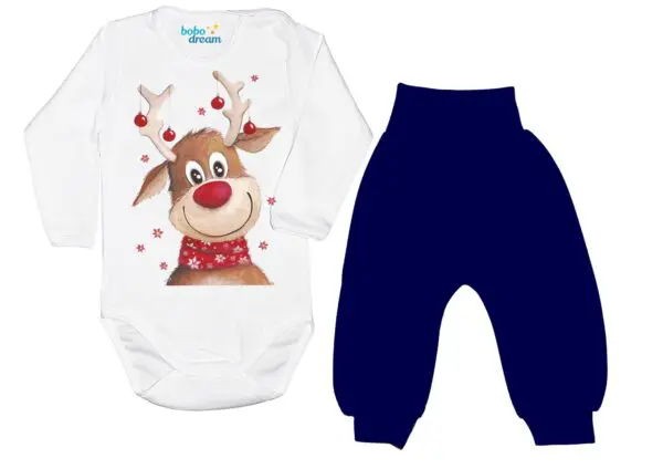 Komplet świateczny Reniferek