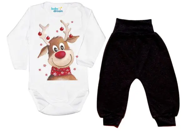 Komplet świateczny Reniferek