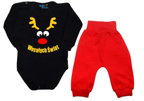 Komplet świateczny Reniferek