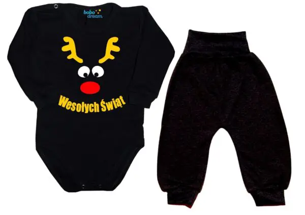 Komplet świateczny Reniferek