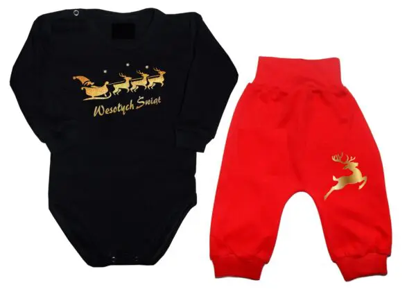 Komplet świateczny Zaprzęg Mikołaja