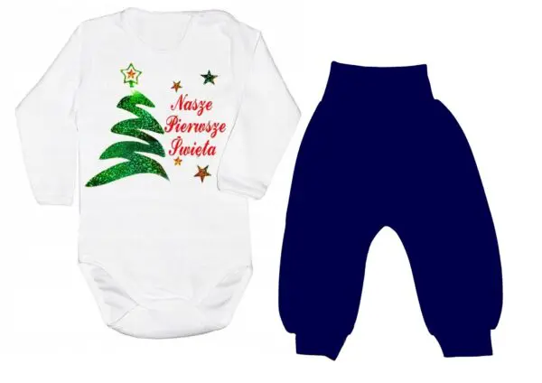 Komplet świateczny Choinka Nasze Pierwsze Święta