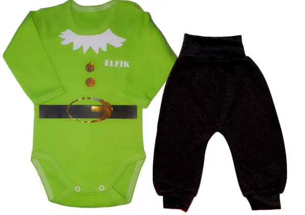 Komplet świateczny strój Elfa
