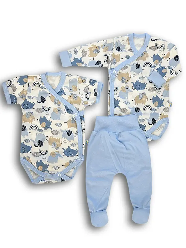 Komplet wyprawka 2x body kopertowe z połśpioszkami