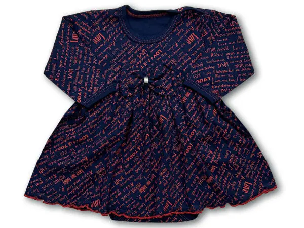 Body sukienka niemowlęce z kokardką