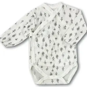 Body niemowlęce muślinowe kopertowe drzewko