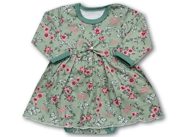 Body sukienka niemowlęce z kokardką