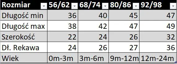Body basic przedłużane 2 rozmiary w 1