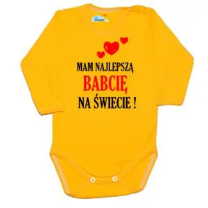 Body niemowlęce Mam najlepszą Babcię