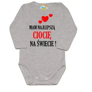 Body niemowlęce Mam najlepszą Ciocię