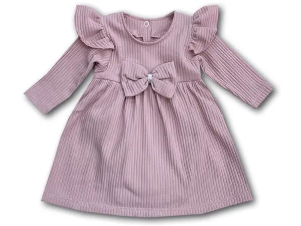 Body sukienka niemowlęce z falbanka prążek