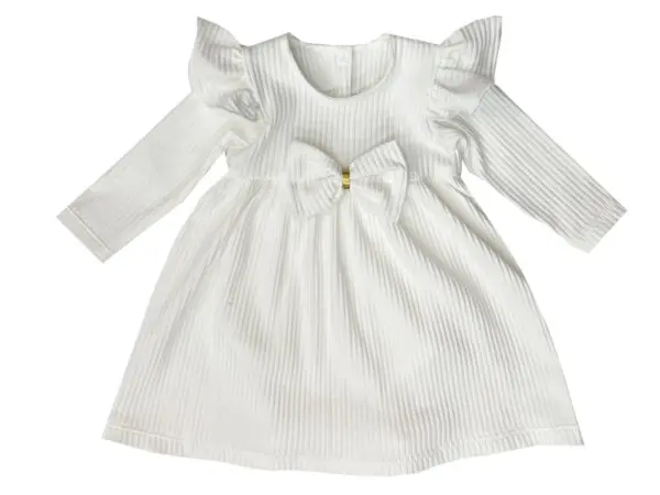 Body sukienka niemowlęce z falbanka prążek