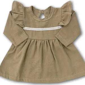 Sukienka muślionowa codzienna cappucino