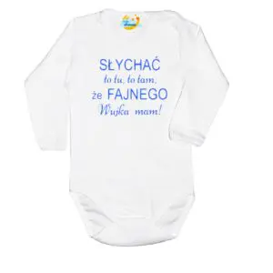Body niemowlęce Mam fajnego wujka