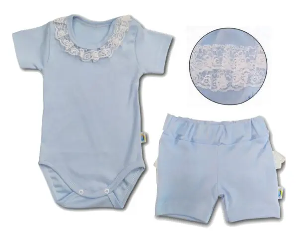 Komplet body hiszpanka ze spodenkami