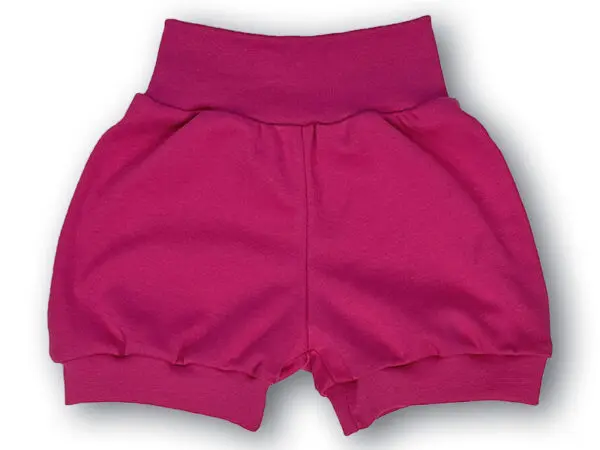 SPODENEK krótkie spodenki BLOOMERSY bezuciskowe PUMPY niemowlęce