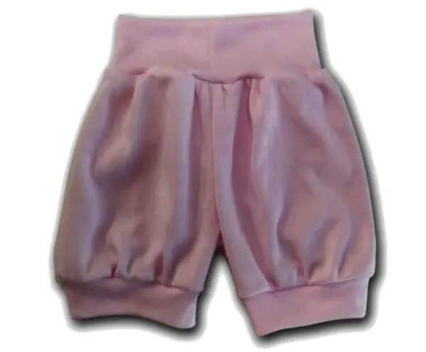 SPODENEK krótkie spodenki BLOOMERSY bezuciskowe PUMPY niemowlęce