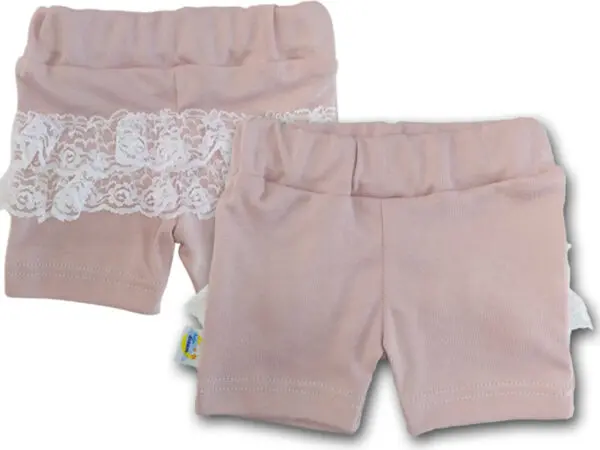 SPODENEK krótkie spodenki bawełniane koronki