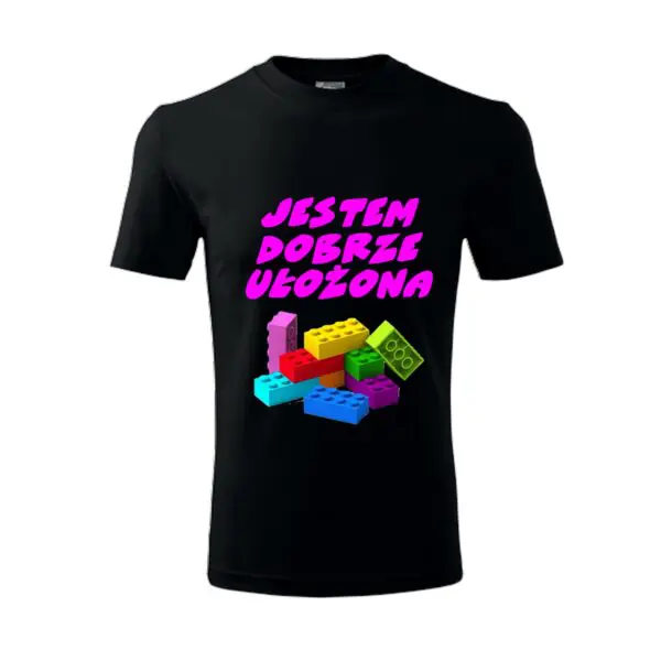 T-shirt koszulka JESTEM DOBRZE UŁOŻONA