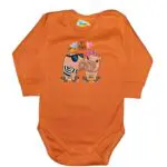 Body długi rękaw  zakochana Capybara pomarańczowe