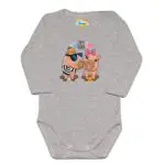 Body długi rękaw  zakochana Capybara szare