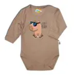 Body długi rękaw Capybara beżowe