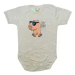 Body krótki rękaw Capybara szare