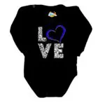 Body kocham Cię LOVE czarne