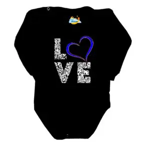 Body kocham Cię LOVE czarne