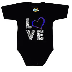 Body kocham Cię LOVE czarne