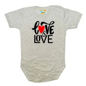 Body kocham Cię LOVE szare