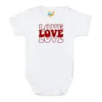 Body kocham Cię LOVE białe