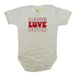 Body kocham Cię LOVE szare